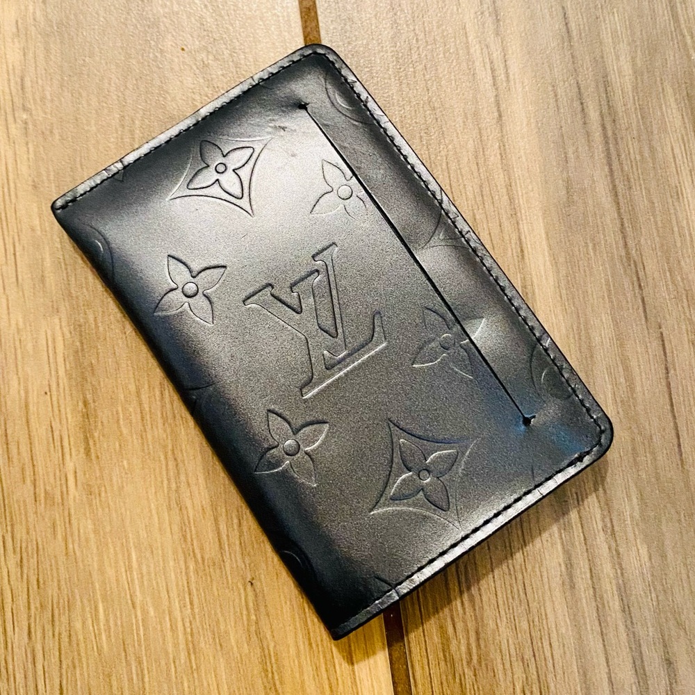 EUC Vintage Louis Vuitton Matte Charcoal Gray Monogram Clochette PM Key Case - Picture 6 of 17